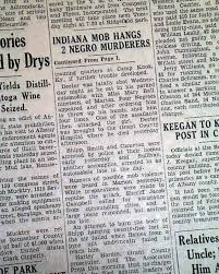 This opens in a new window. Marion In Negro Lynching Rarenewspapers Com