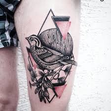 A geometric lion tattoo meaning is power, guardship, as well as good luck. Stunning Animal Tattoos Blended With Geometric Shapes By Jessica Kinzer Designwrld