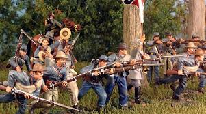 4 figures sculpted by shep paine. American Civil War W Britain