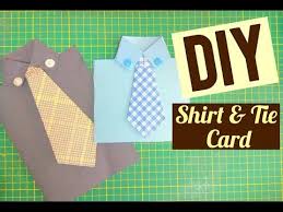 If you have trouble seeing the graduations on a ruler, a card cut to the right measurements (for instance 3x5. How To Make A Shirt Tie Card For Father S Day Greeting Card Craftziners 93 Youtube