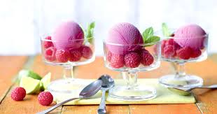 Glace Au Yaourt Et Framboises Recette Framboise Glace Yaourt