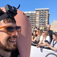 Absolutely no-one asked for this video, but here's what I'm wearing whilst  running across the country dressed as a giant ballbag! 🍒🏃‍♂️💪 This  weekend I take