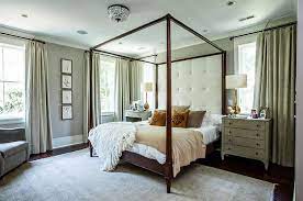 See this beautiful guest bedroom makeover! 30 Bedrooms That Wow With Mismatched Nightstands
