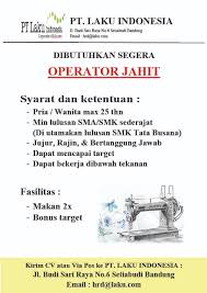 Diutamakan memiliki pengalaman kerja di industry garment. Bdi Jakarta Info Lowongan Kerja Ayo Sahabat Bdi Jakarta Facebook