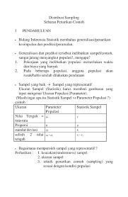 Distribusi Sampling Sebaran Penarikan Contoh Muhammad Kahfi Academia Edu