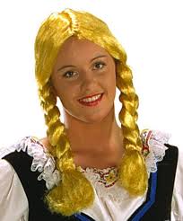 Gretchen-peruk, blond