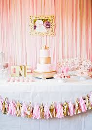 Pink And Gold Princess Party Aviana Is 1 Ipe Dizili Suslemeler Dogum Gunu Prenses Partisi