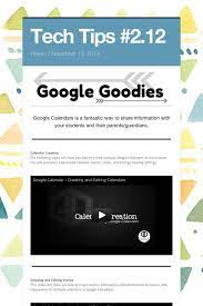 Tech Tips 2 12 Tips Tech Google Calendar