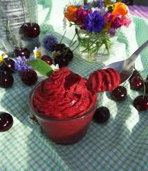 Recette De Glace Paleo Sorbet A La Cerise Intense Recette Recette Glace Recette Sorbet Sorbet