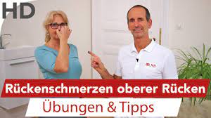 Ruckenschmerzen Im Oberen Rucken Ubungen Ruckenubungen Bei Schmerzen Im Oberen Rucken Youtube