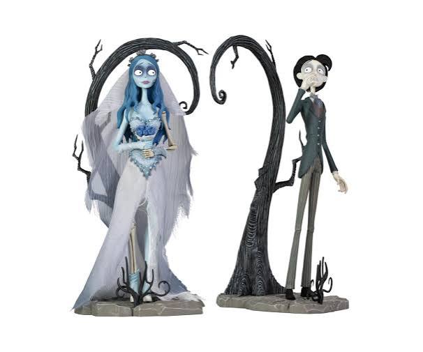 OFFICIAL TIM BURTON CORPSE BRIDE EMILY VICTOR FIGURE FIGURINE NEW BOX ABY |  eBay