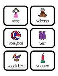 Or go to the answers. Beginning Sounds Word Hunt Write The Room Letter V Alphabet Preschool Preschool Letters Letter V