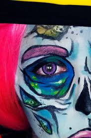 Zombie pop art zombie make up zombie face paint zombie hair halloween clown halloween cosplay halloween makeup halloween kunst costume zombie. Disfraz Y Maquillaje Pop Art Zombie Para Halloween