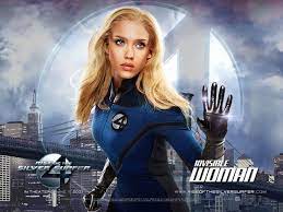 La Mujer Invisible Jessica Alba Los 4 Fantasticos Jessica Alba Fantastic Four Invisible Woman Hollywood Heroines