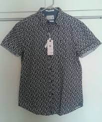 Cactus Brand Handcrafted Slim Fit Button Up Shirt Birds Men S Large New Cactus Buttonfront Sold Casual Button Down Shirt Slim Fit Mens Tops