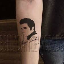 2,050 likes · 11 talking about this. Elvis Presley Face Silhouette Temporary Tattoo Forearm Body Art Sticker Tatouage Ebay