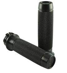Harley Chopper Motorcycle Grips Knurled Moto Grips Black Satin Custom Harleys Chopper Motorcycle Motorcycle Harley