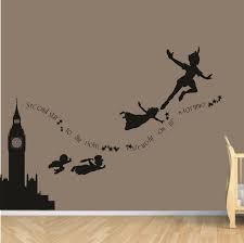 Amazon Com Second Star To The Right Then Stright On Till Morning Peter Pan And The Rest With Clock Tower Disney Bedrooms Peter Pan Nursery Neverland Nursery