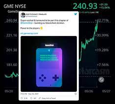 Why Is Gamestop Stock Going Up Gme To Enter Nft And Crypto Markets