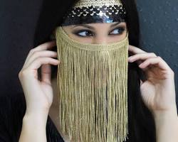Cleopatra see-through veils