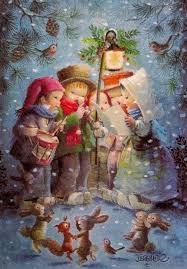 Soloillustratori Juan Ferrandiz Natale Retro Immagini Di Natale Carta D Epoca