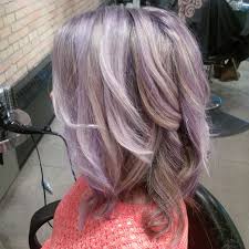 Ever wanted to try the lilac hair trend without overdoing it? Long Blonde Hair Highlights Hairstyles How To Get Lilac Hair For This Season Blonde
