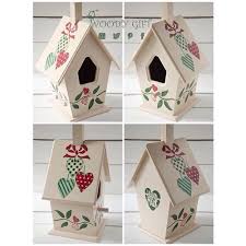 Andmade Ecoupage Ome Ecor On Instagram Bej Renkli Sevimli Kus Evi Musterimizin Siparisi Bird Houses Painted Decorative Bird Houses Handmade Birdhouses