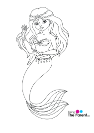 Free printable coloring pages barbie princess coloring pages. Mermaid Barbie Colouring Pages Mermaid Coloring Pages Mermaid Coloring Mermaid Coloring Book