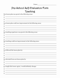 Teacher Application Forms Inspirational Teacher Evaluation Form Preschool Early Childhood Teacher Evaluation Education Jobs Early Childhood Education