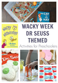 Drawings and verse point out the many things that are wrong one wacky wednesday. Dr Seuss Week For Preschoolers With Wacky Activities For Learning