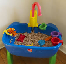 Water Table Feed Corn Or Bulk Beans Indoor Play Idea For Toddlers Indoor Activities For Toddlers Kids Playing Toddler Activities