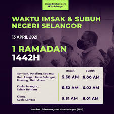 Daerah hulu selangor, gombak, petaling / shah alam, hulu langat dan sepang. Amirudin Shari Berikut Adalah Waktu Imsak Dan Solat Facebook