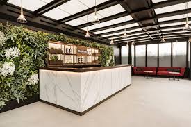 Terrazza Martini Picture Gallery Lobby Design Interior Design Living Room Warm Wood Reception Desk