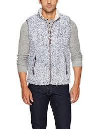True Grit Mens Frosty Tipped Double Vest With Zip Pockets
