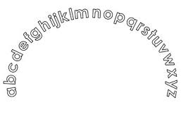 It's called the 'alphabet arc'. Alphabet Arc Worksheets Teaching Resources Teachers Pay Teachers