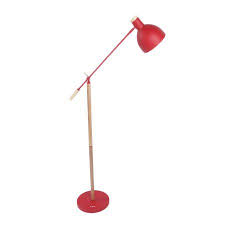 Free Shipping Buy Zimtown Wood Floor Lamp Adjustable Head Reading Light Nature Wood Stand Light For Li Red Floor Lamp Simple Floor Lamp Living Room Lighting