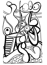 Self Portrait By Pablo Picasso Coloring Free Printable Learning Algorithms Everyday Math Picasso Coloring Pages Coloring Number Of Decimal Places Lines Of Symmetry Worksheet High School Adding Cents Worksheets Math Worksheets For