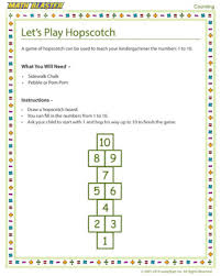 Move from the start square and back again. Hopscotch Game Rules Instructions
