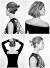 Undercut Rosamund Pike Short Hair