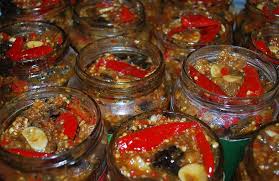 салат на зиму из баклажанов сладких перцев и помидоров 8 Samyh Udachnyh Receptov Iz Baklazhan Stuffed Peppers Marinated Vegetables Recipes