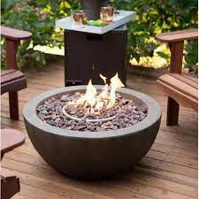 28 Inch Round Gray Enviro Stone Fire Pit Bowl With Propane Tank Hideaway Table Red Dragon Unleashed Fire Pit Patio Fire Pit Bowl Outdoor Fire Pit