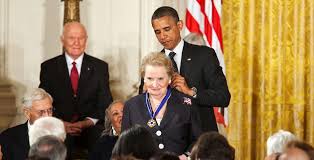 Madeleine albright was born on may 15, 1937 in prague, czechoslovakia as marie jana korbelova. Madeleine Albright 59 Receives Presidential Medal Of Freedom Wellesley College