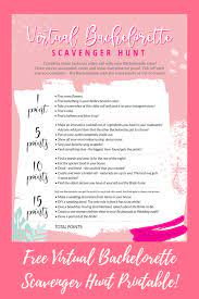 Free Virtual Bachelorette Scavenger Hunt Printable Bachelorette Scavenger Hunt Printable Bachelorette Scavenger Hunt Free Bachelorette Printables