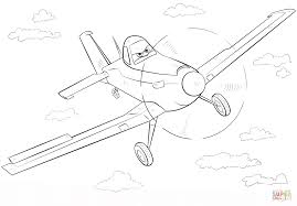 Dusty Crophopper Super Coloring Drawing Tutorial Drawing Tutorials For Kids Coloring Pages
