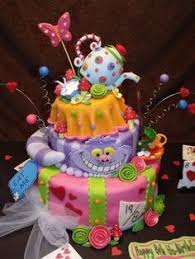 Candy Bar De Alicia En El Pais De Las Maravillas Candy Bar Estilo Alicia En El Pais De Las Maravillas Buscar Con Google With Images Tea Party Cake Mad Hatter Cake Alice In Wonderland Cakes