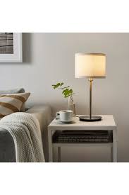 ringsta skaftet bordlampe hvid forniklet 41 cm ikea table lamp base white table lamp table lamp
