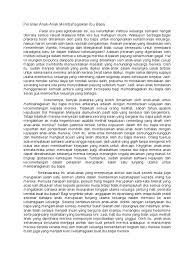 Sebagai contoh, kawasan mulut, dada dan alat kemaluan. Peranan Anak Membahagiakan Ibu Bapa