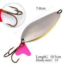 Ftk 1pc Spoon Lure Metal Fishing Lure 24g 7cm Spinner Baits