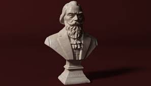 In the composer's home, a marble bust of beethoven looked down on the spot where he composed, and some passages in his works are reminiscent of beethoven's style. 3d Brahms Bust Cgtrader