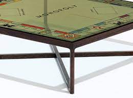Ikea coffee table monopoly design simply used sharpie pens to create a unique piece of up cycled fur diy wine bottle diy tutorial monopoly table ooh lah designs painted game coffee. Monopoly Glass Coffee Table